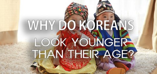 why do koreans look younger than their age?